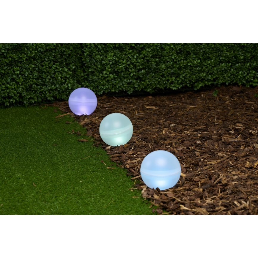 Grundig - KIT 5x LED RGBW  Solcellslampa LED/3,2V IP44