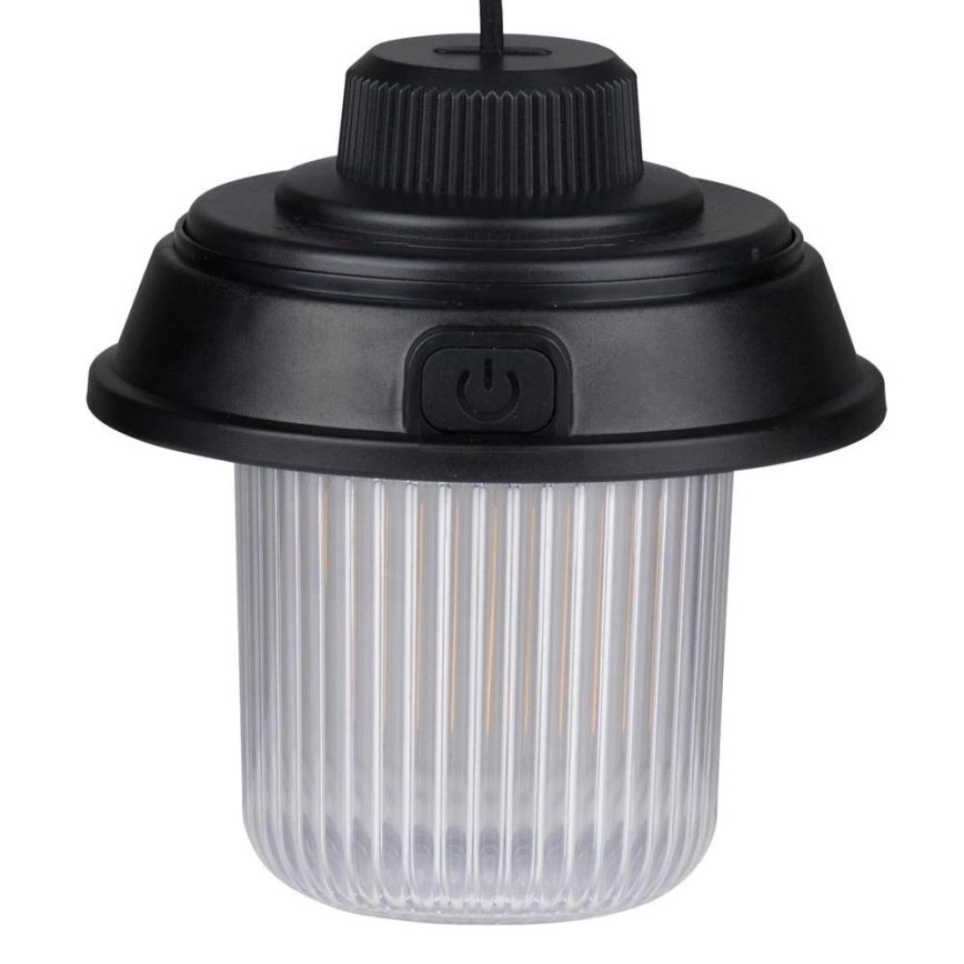 Grundig - LED campinglykta LED/3xAA 3000/4500/6000K IP44 svart