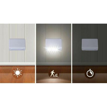 Grundig - LED nattlampa med sensor  LED/3xAAA