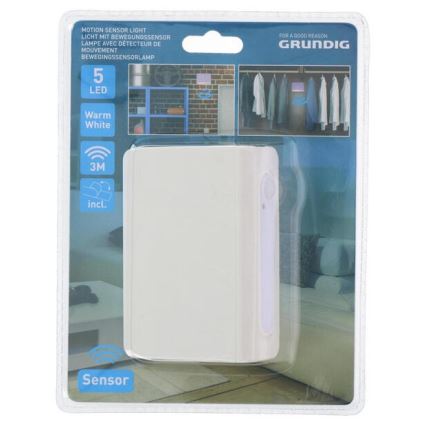 Grundig - LED nattlampa med sensor  LED/3xAAA