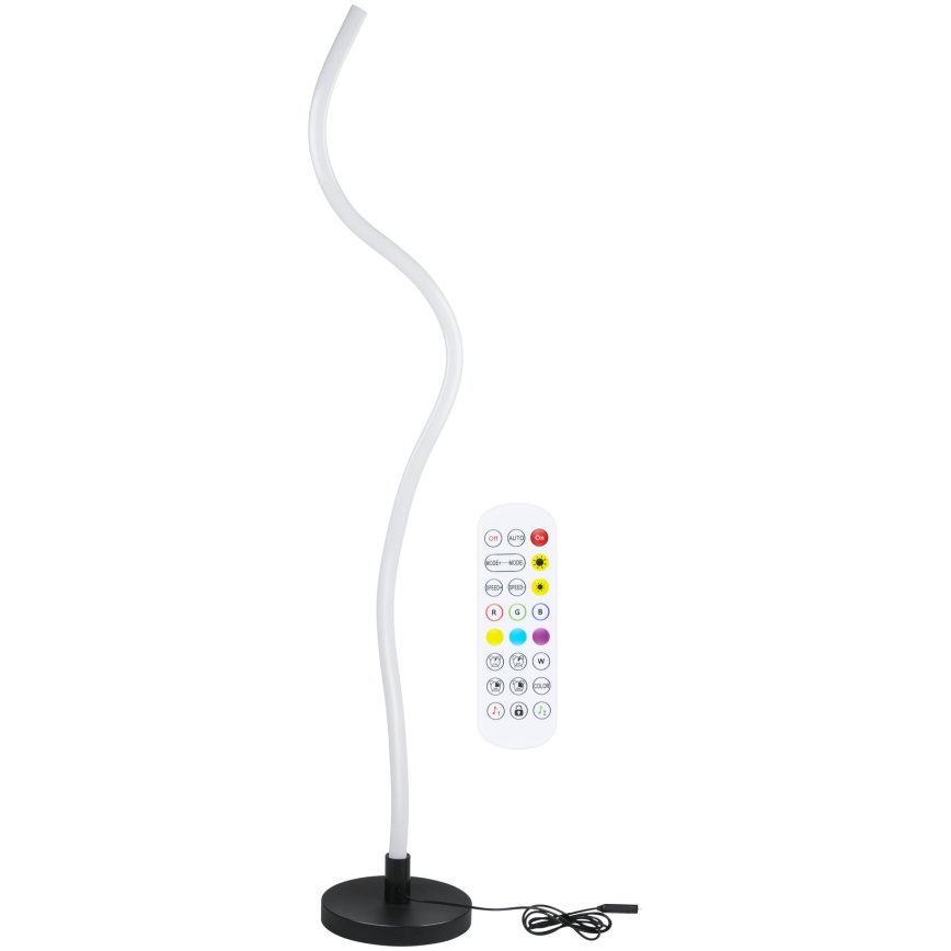Grundig - LED RGB Dimbar golvlampa LED/5W/5V + fjärrkontroll