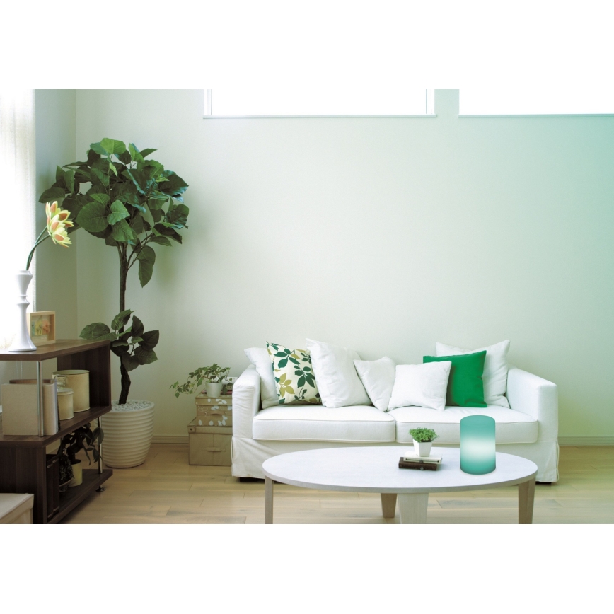 Grundig - LED RGB ljusreglerad bordslampa  LED/3xAAA + fjärrkontroll 