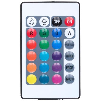 Grundig - LED RGBW dimbar golvlampa LED/10W/5V svart + fjärrkontroll