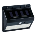 Grundig - LED solcellsdriven vägglampa med sensor LED/1,2V 600 mAh IP44