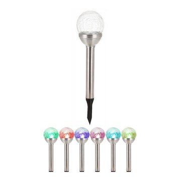 Grundig - LED solcellslampa 1xLED/1,2V 600 mAh multicolor