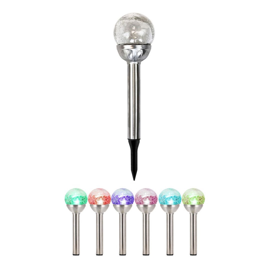 Grundig - LED solcellslampa 1xLED/1,2V 600 mAh multicolor