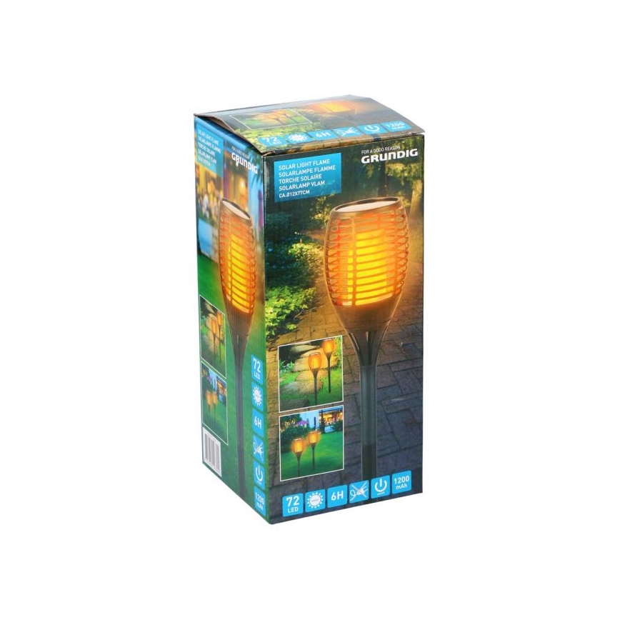 Grundig - LED Solarlampa 30xLED/1,2V 600 mAh IP44