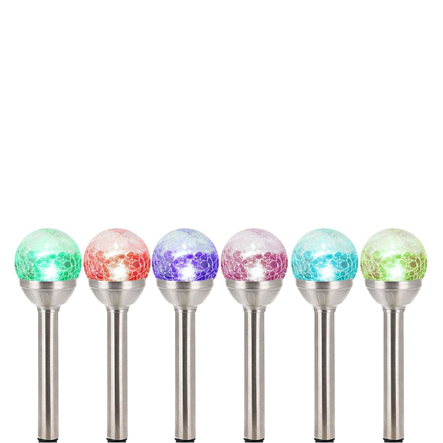 Grundig - LED solcellslampa LED/1,2V 600 mAh flerfärgad