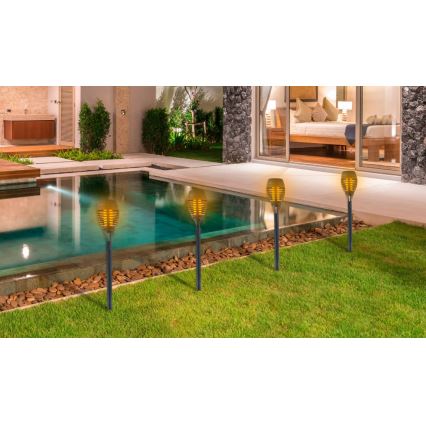 Grundig - LED solcellslampa LED/1xAA