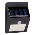 Grundig - LED solcellsvägglampa med rörelsesensor LED/1,2V 600 mAh IP44