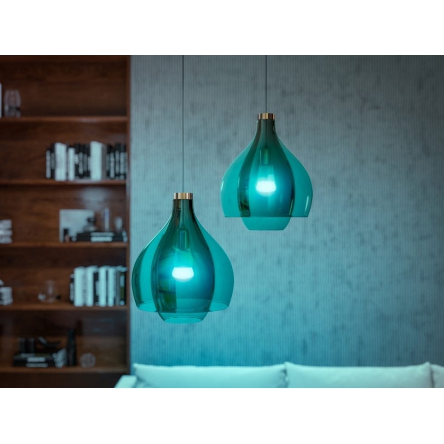 Grundläggande uppsättning  Philips Hue WHITE AND COLOR AMBIANCE 2xE27/9W/230V 2000-6500K + en enhet för att ansluta