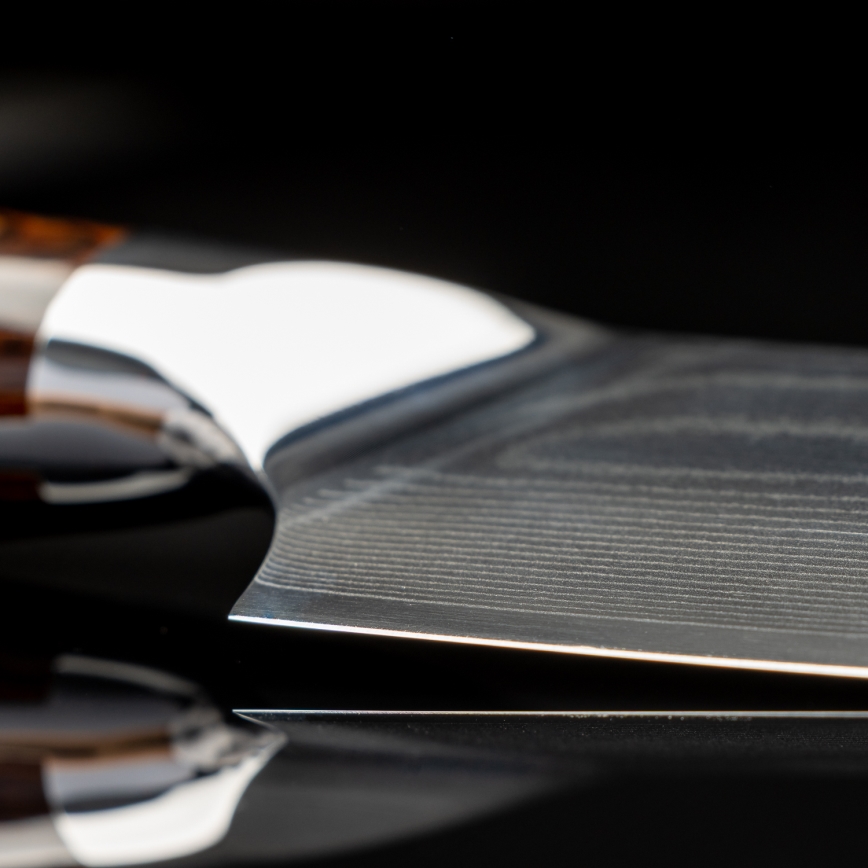 Gudaro - Damaskus kockkniv FENG 8, 67-lagers stål, längd 20 cm