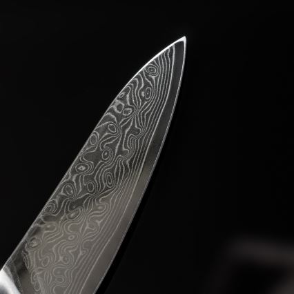 Gudaro - Damaskus kökskniv TAKUMI 3,5, 67 lager stål, längd 9,5 cm, valnöt