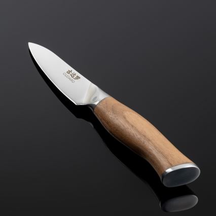 Gudaro - Damaskus kökskniv TAKUMI 3,5, 67 lager stål, längd 9,5 cm, valnöt