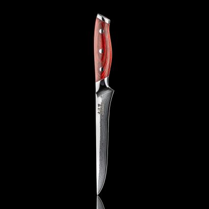 Gudaro - Damaskus urbeningskniv KENSHO 6, 67 lager stål, längd 15 cm