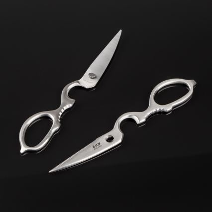 Gudaro - KENSHO 7-delars köksknivset med knivblock i akaciaträ
