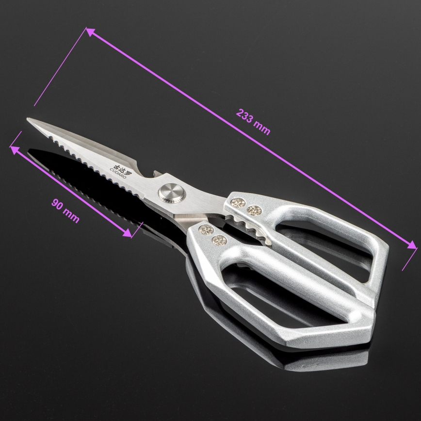 Gudaro - Kycklingsax SHOGUN 23,3 cm silverfärgad