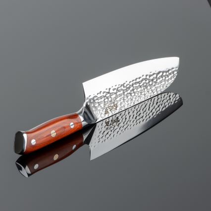 Gudaro - Santoku-kökskniv MIYABI 7, i damaskusstål med 67 lager, längd 17,5 cm