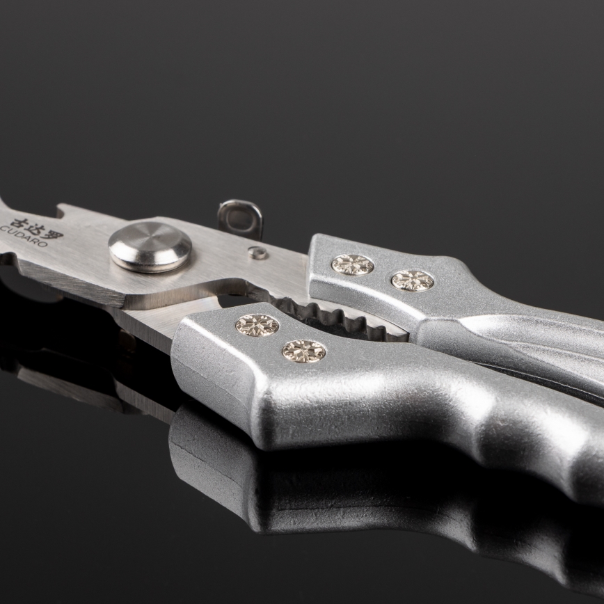 Gudaro - Sax för fjäderfä NOBURU 24,5 cm silverfärgad