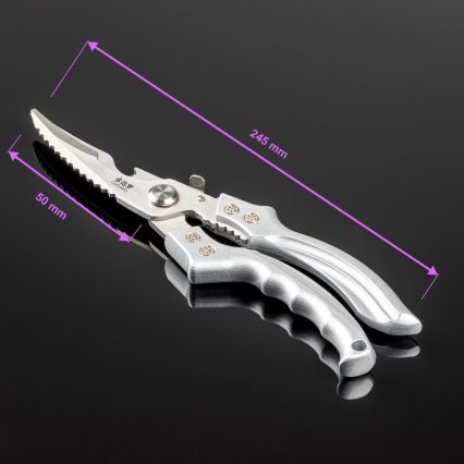 Gudaro - Sax för fjäderfä NOBURU 24,5 cm silverfärgad