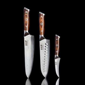 Gudaro - SET 1x damaskuskockkniv FENG 8