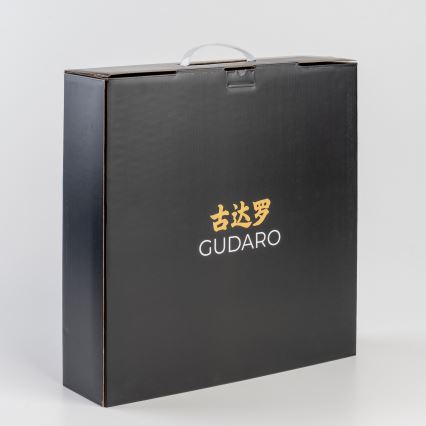 Gudaro - Set med 5 damaskus köksknivar KENSHO + magnetisk hållare