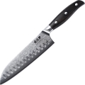 Gudaro - SHIRO Santoku-kockkniv i 67-lagers damaskusstål, 7