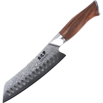 Gudaro - TAKUMI Santoku-kökskniv i damaskusstål 7