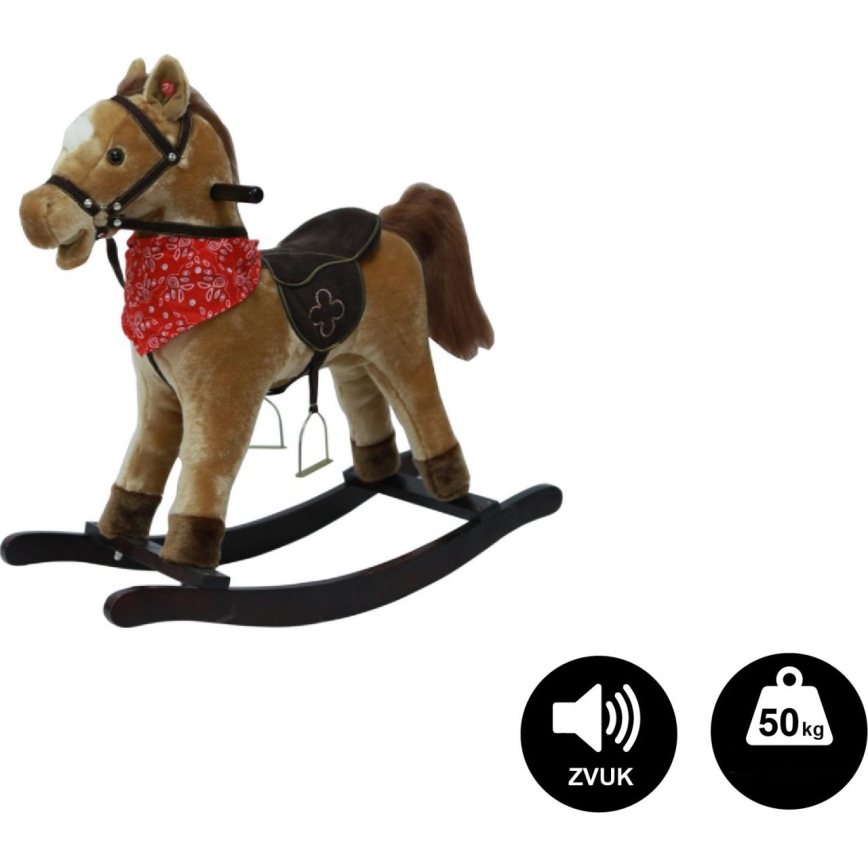 Gunghäst med melodi – drivs av 3x AA-batterier
