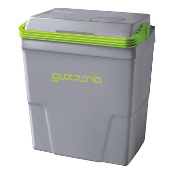 Guzzanti GZ 22B - Bärbar bilkylbox 22 l 58W/12V/230V grå/grön