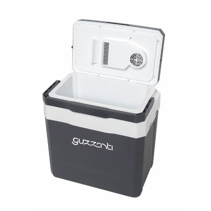 Guzzanti GZ 26B - Bärbar bilkylbox 26 l 57W/12V/230V grå
