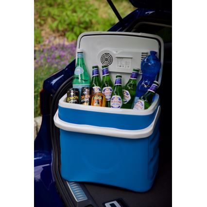 Guzzanti GZ 30BW - Portabel bilkylbox 29 l 65W/12V/230V blå