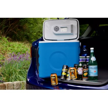 Guzzanti GZ 30BW - Portabel bilkylbox 29 l 65W/12V/230V blå
