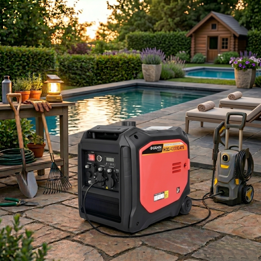 Hahn & Sohn 20062 - Bensin/LPG-elverk H IG 4200 G ATS 4200/3800W