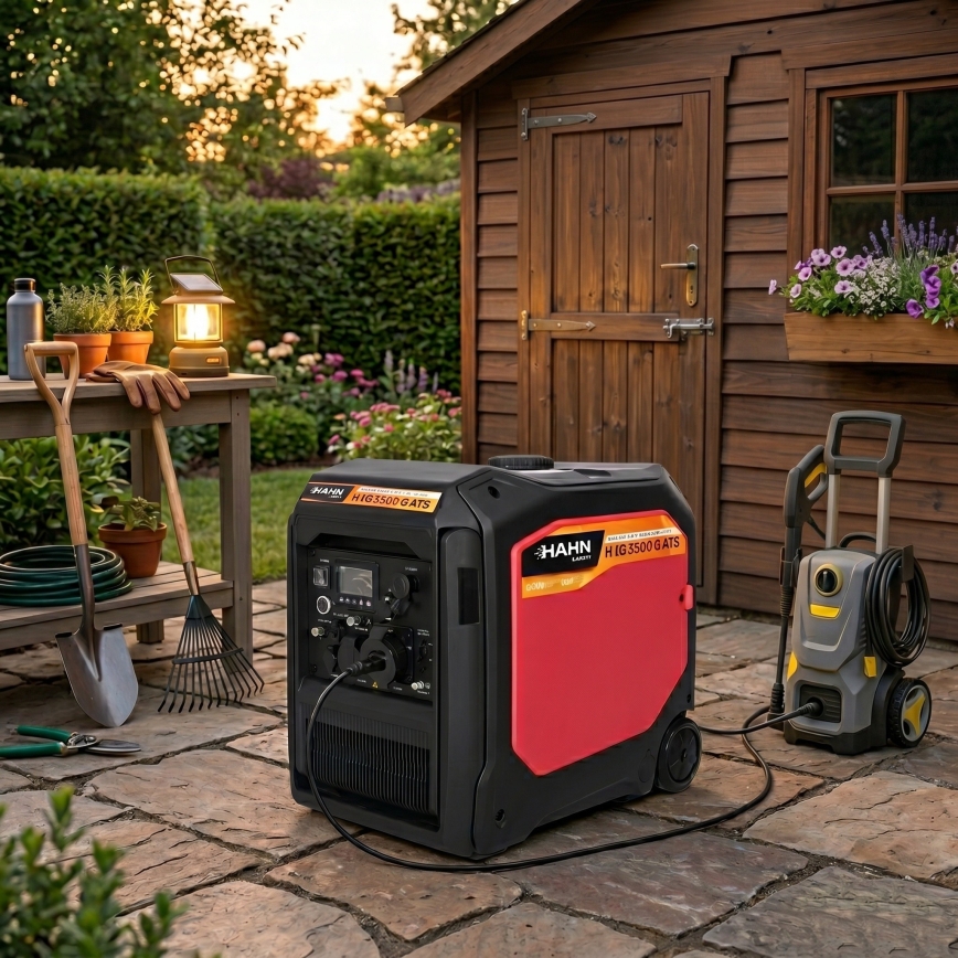 Hahn & Sohn 20086 - Bensin-/LPG-elverk HIG 5500 G ATS 5500/5000W