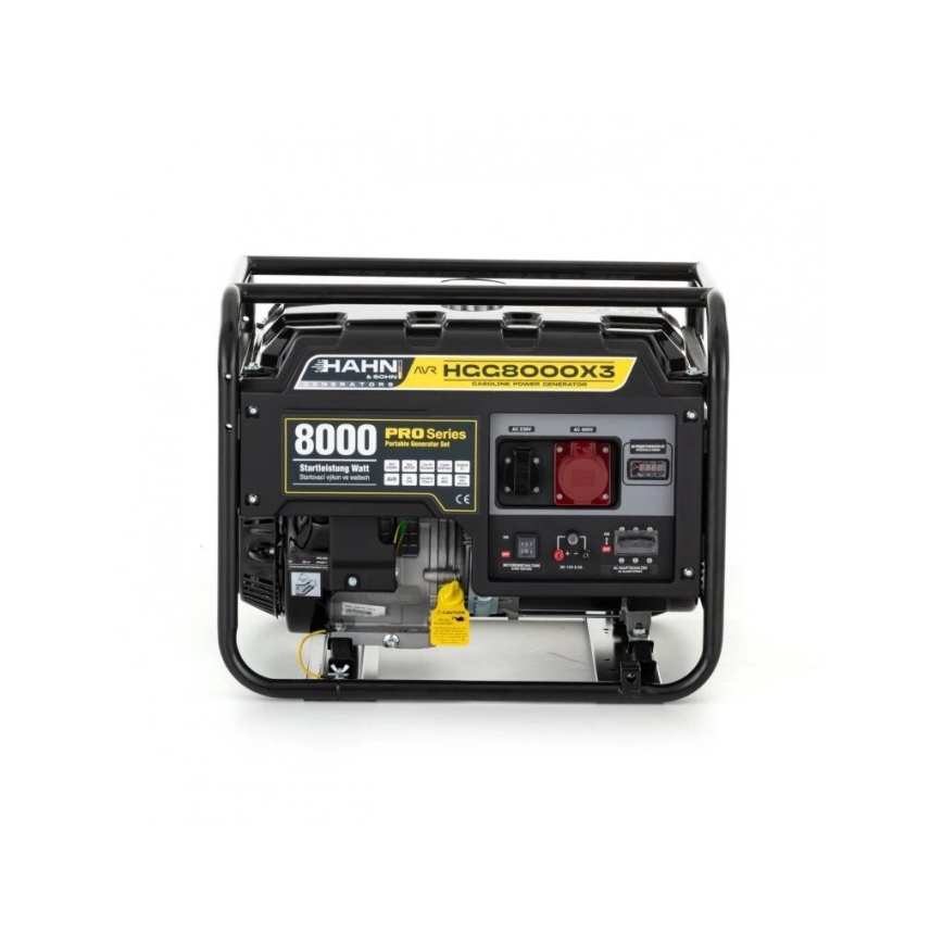 Hahn & Sohn 9177 - Bensin elverk HGG 8000 X3 6500W