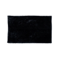 Halkfri badrumsmatta CHENILLE 50x80 cm svart