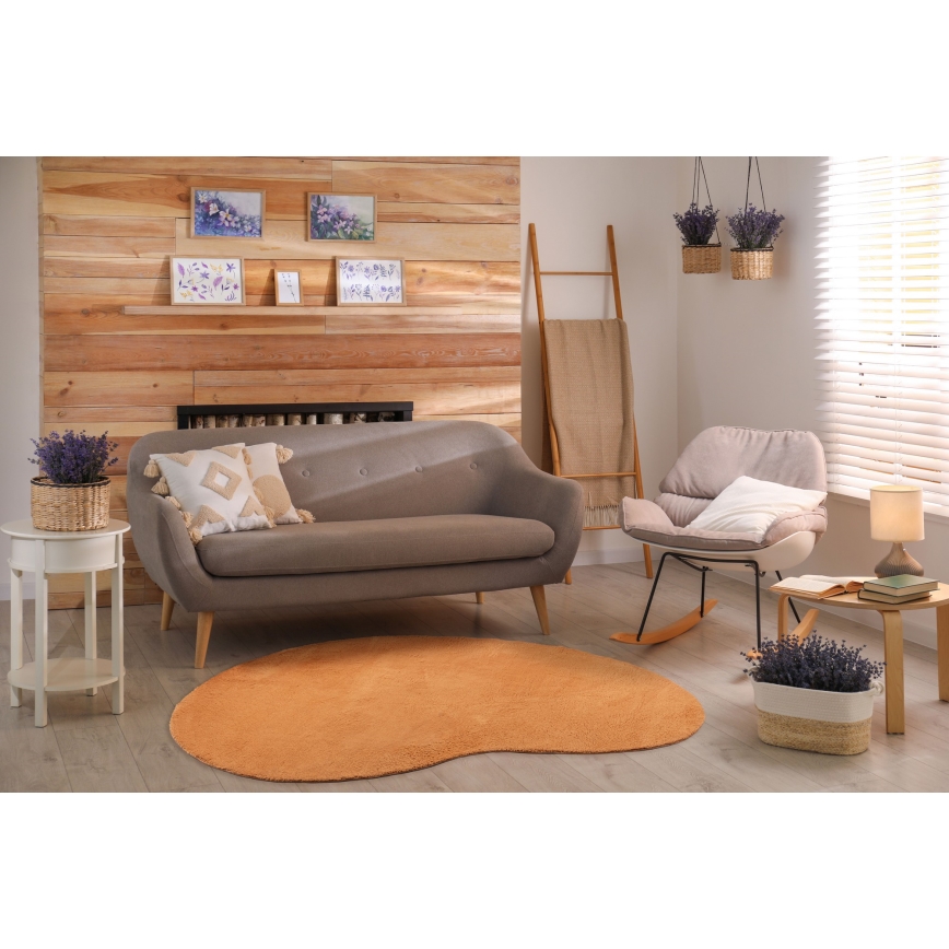 Halkfri matta LOREN 160x230 cm orange