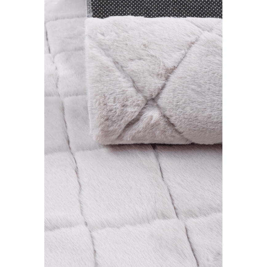 Halkfri matta MODENA NEW 160x220 cm ljusgrå