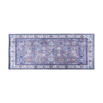 Halkfri orientalisk matta PRINT SHINE 70x140 cm blå