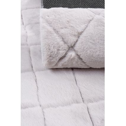 Halkskyddad matta MODENA NEW 120x160 cm, ljusgrå