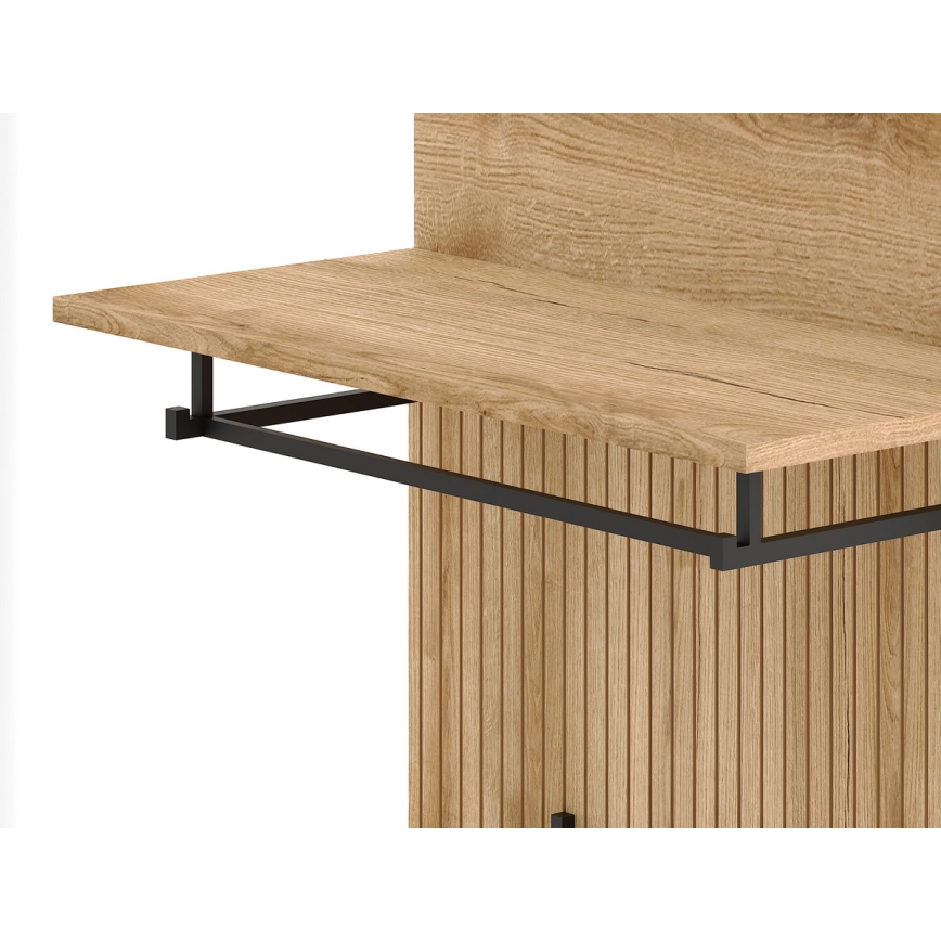 Hallmöbel KLEO, brun/vit