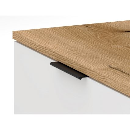 Hallmöbel KLEO, brun/vit