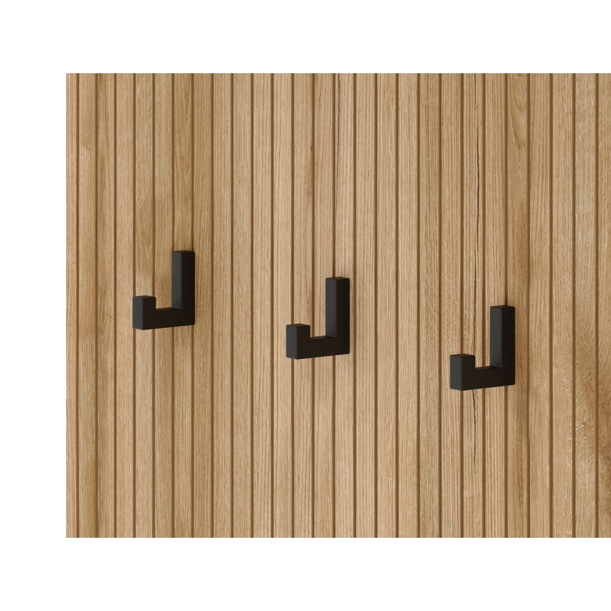 Hallvägg med spegel SVEN brun/grafit