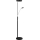 Halo Design 716067 - LED dimbar golvlampa VEGAS LED/20W/230V + LED/5W svart/blank krom