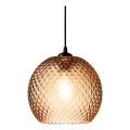 Halo Design 718368 - Pendellampa med sladd NOBB 1xE27/40W/230V Ø 22 cm rökbrun