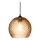 Halo Design 718368 - Pendellampa med sladd NOBB 1xE27/40W/230V Ø 22 cm rökbrun
