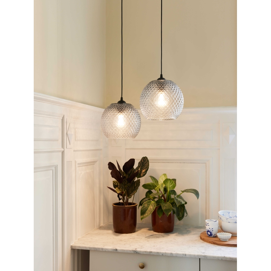 Halo Design 718436 - Pendel med kabel NOBB 1xE27/40W/230V klar