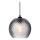 Halo Design 718443 - Takpendel på sladd NOBB 1xE27/40W/230V Ø 22 cm rökgrå