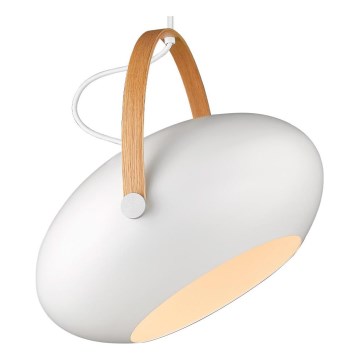 Halo Design 734375 - Takpendel med kabel DC 1xE27/40W/230V Ø 40 cm vit/ek